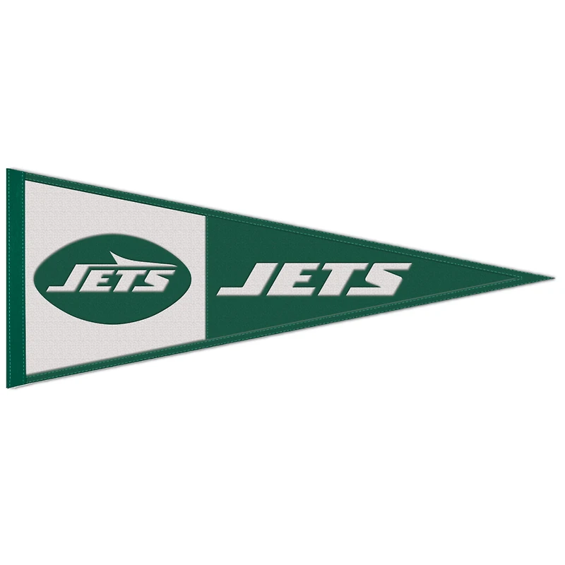 WinCraft New York Jets 13" x 32" Retro Logo Wool Pennant