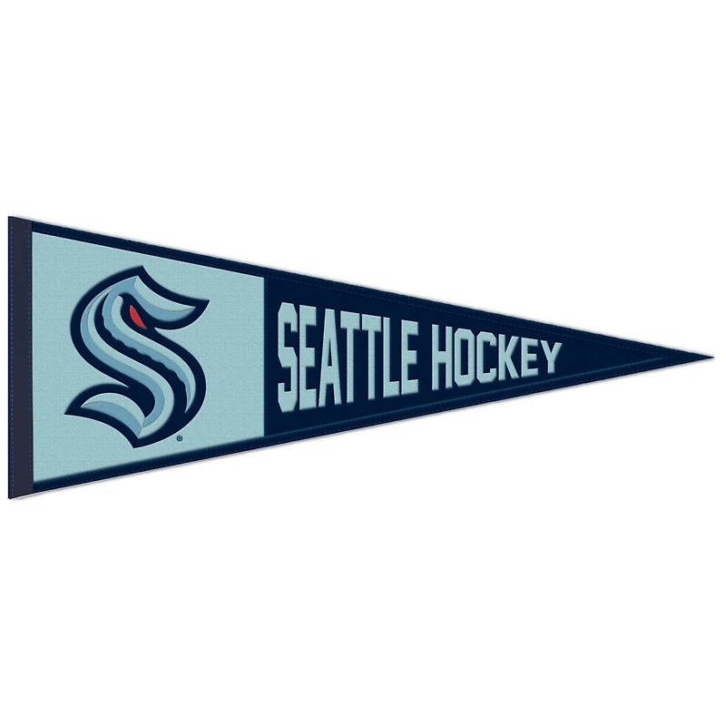 WinCraft Seattle Kraken 13" x 32" Retro Logo Wool Pennant
