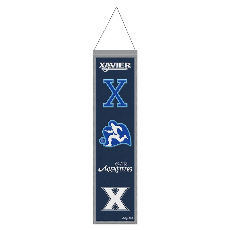 WinCraft Xavier Musketeers 8" x 32" Wool Evolution Banner