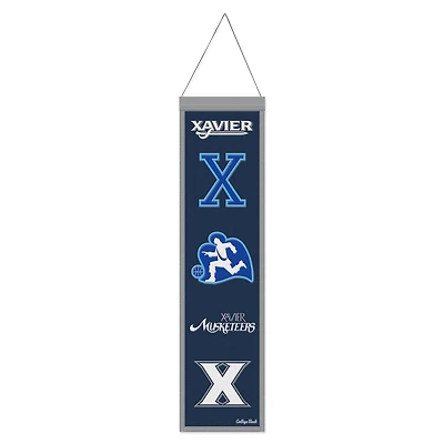 WinCraft Xavier Musketeers 8" x 32" Wool Evolution Banner