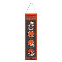 WinCraft Cleveland Browns 8" x 32" Wool Evolution Banner