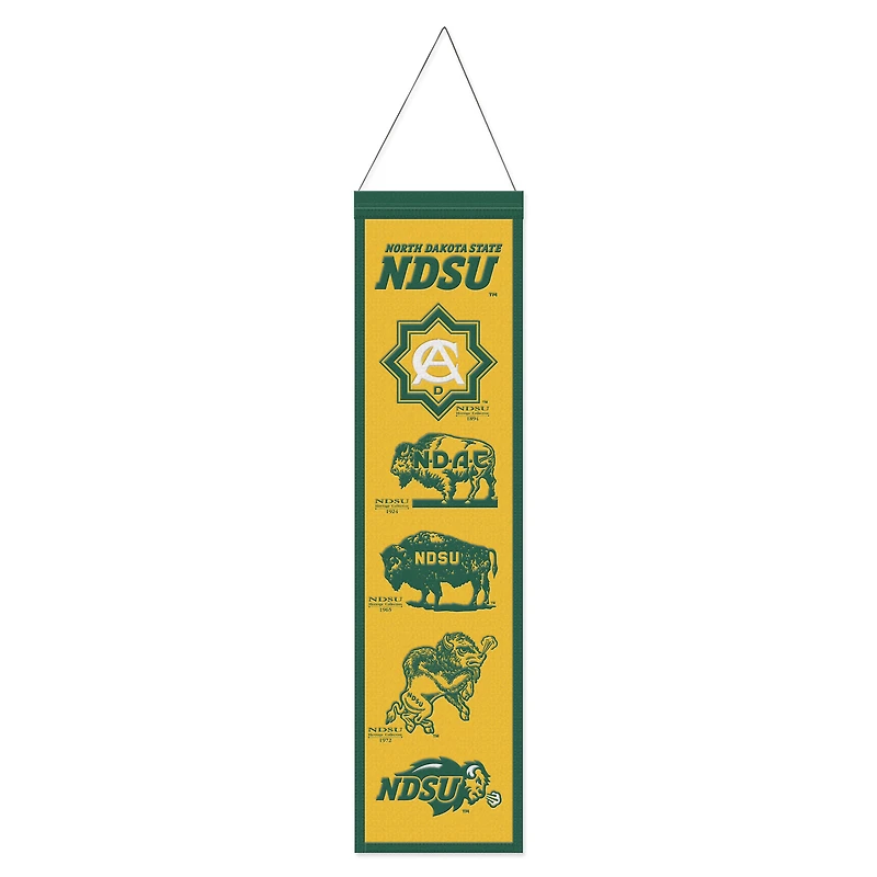 WinCraft NDSU Bison 8" x 32" Wool Evolution Banner