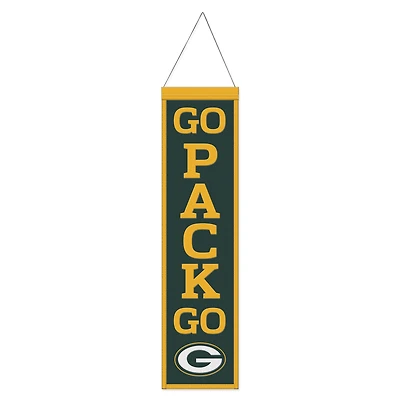 WinCraft Green Bay Packers 8" x 32" Wool Evolution Banner