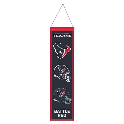 WinCraft Houston Texans 8" x 32" Helmet Logo Wool Banner