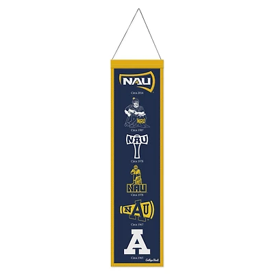 WinCraft Northern Arizona Lumberjacks 8" x 32" Wool Evolution Banner