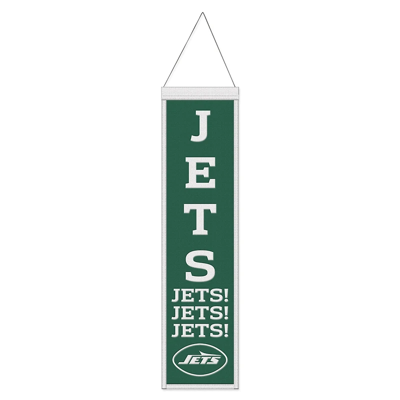 WinCraft New York Jets 8" x 32" Wool Evolution Banner