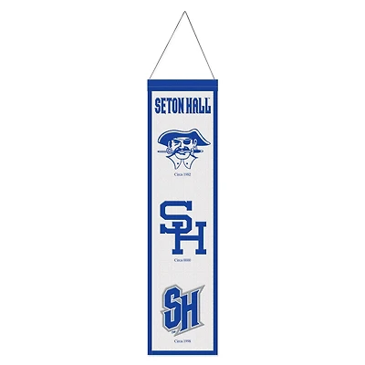 WinCraft Seton Hall Pirates 8" x 32" Wool Evolution Banner