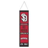 WinCraft South Dakota Coyotes 8" x 32" Wool Evolution Banner