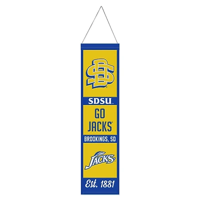 WinCraft South Dakota State Jackrabbits 8" x 32" Wool Evolution Banner