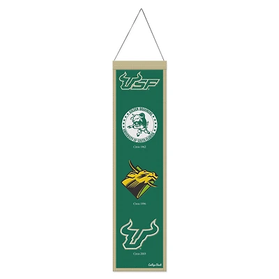 WinCraft South Florida Bulls 8" x 32" Wool Evolution Banner