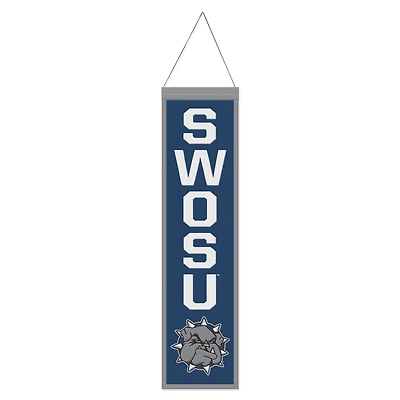 WinCraft Southwestern Oklahoma State Bulldogs 8" x 32" Wool Evolution Banner