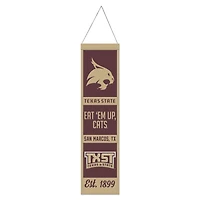 WinCraft Texas State Bobcats 8" x 32" Wool Evolution Banner