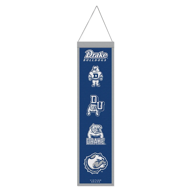 WinCraft Drake Bulldogs 8" x 32" Wool Evolution Banner