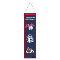 WinCraft Fresno State Bulldogs 8" x 32" Wool Evolution Banner