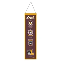WinCraft Loyola Chicago Ramblers 8" x 32" Wool Evolution Banner