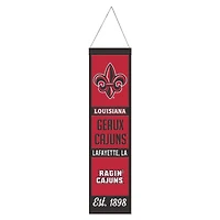 WinCraft Louisiana Ragin' Cajuns 8" x 32" Wool Evolution Banner