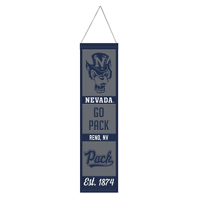 WinCraft Nevada Wolf Pack 8" x 32" Wool Evolution Banner