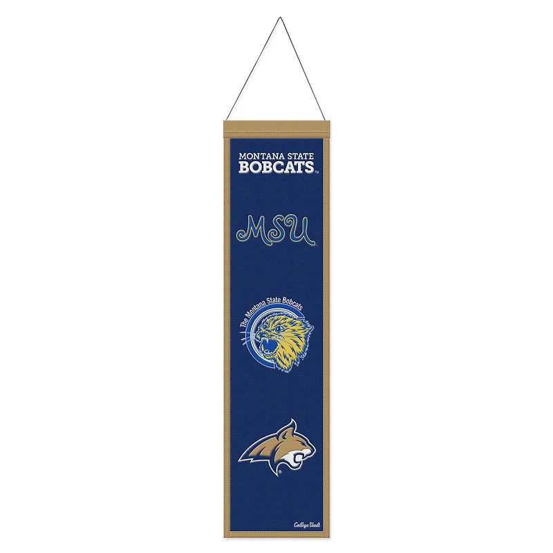 WinCraft Montana State Bobcats 8" x 32" Wool Evolution Banner