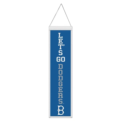 WinCraft Los Angeles Dodgers 8" x 32" Wool Evolution Banner