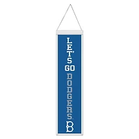 WinCraft Los Angeles Dodgers 8" x 32" Wool Evolution Banner