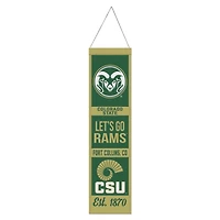 WinCraft Colorado State Rams 8" x 32" Wool Evolution Banner