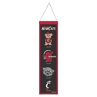 WinCraft Cincinnati Bearcats 8" x 32" Wool Evolution Banner