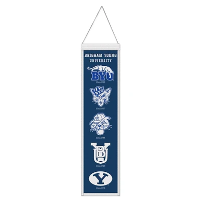 WinCraft BYU Cougars 8" x 32" Wool Evolution Banner