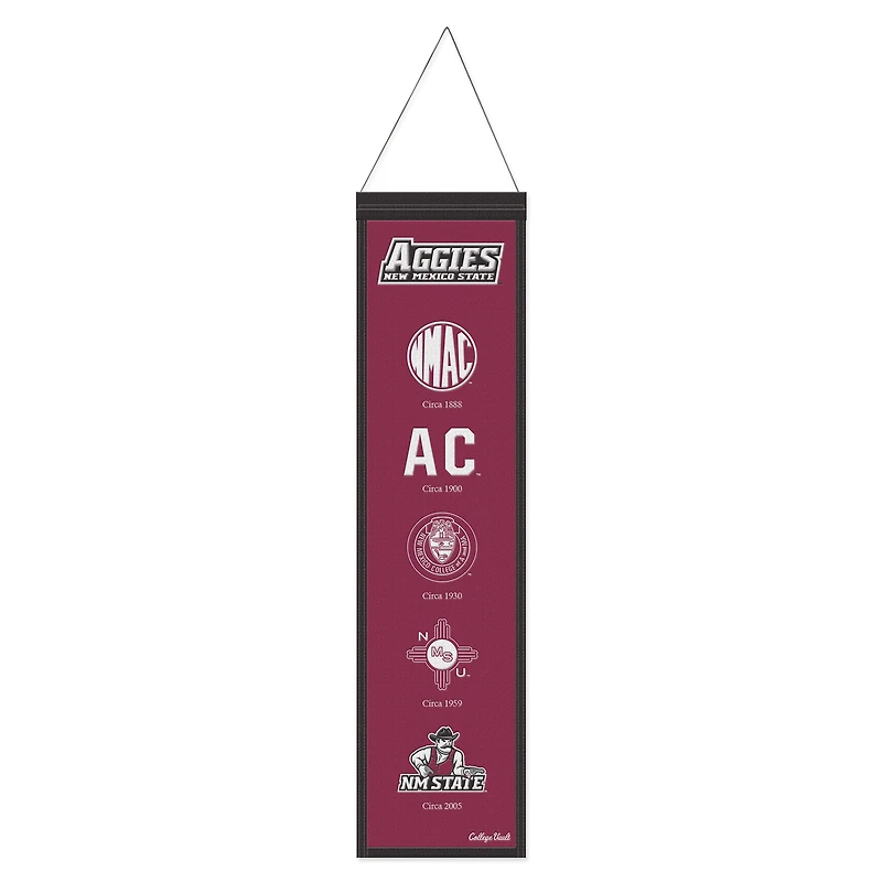 WinCraft New Mexico State Aggies 8" x 32" Wool Evolution Banner
