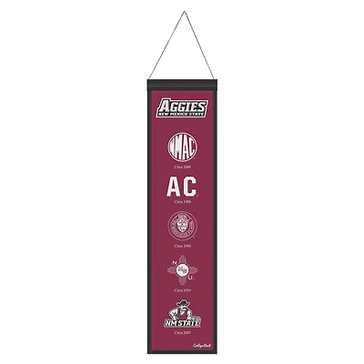 WinCraft New Mexico State Aggies 8" x 32" Wool Evolution Banner