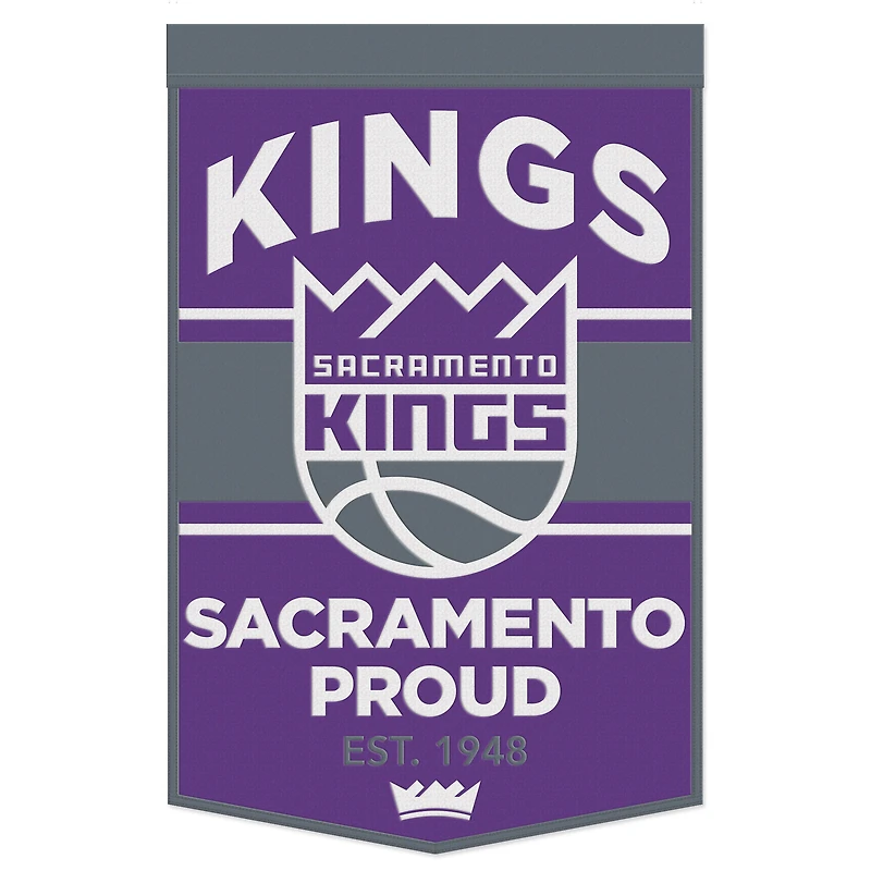 WinCraft Sacramento Kings 24" x 38" Primary Logo Banner