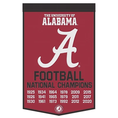 WinCraft Alabama Crimson Tide 24" x 38" Wool Championship Banner