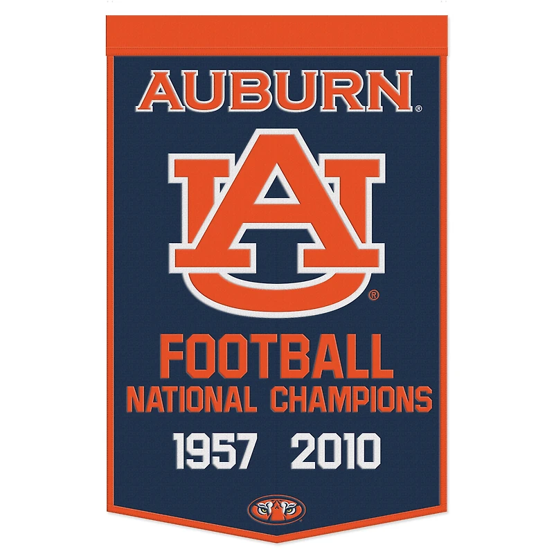 WinCraft Auburn Tigers 24" x 38" Wool Championship Banner