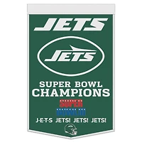 WinCraft New York Jets 24" x 38" Wool Championship Banner