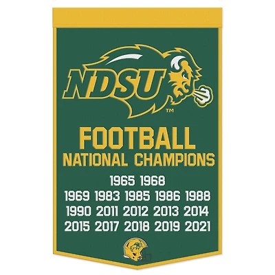 WinCraft NDSU Bison 24" x 38" Wool Championship Banner