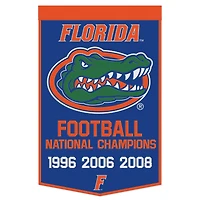 WinCraft Florida Gators 24" x 38" Wool Championship Banner