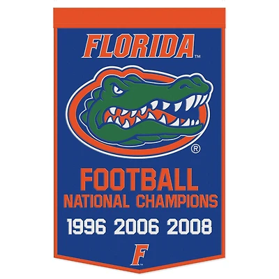 WinCraft Florida Gators 24" x 38" Wool Championship Banner