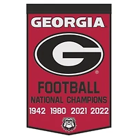 WinCraft Georgia Bulldogs 24" x 38" Wool Championship Banner