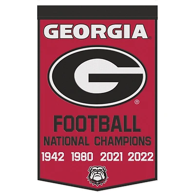 WinCraft Georgia Bulldogs 24" x 38" Wool Championship Banner