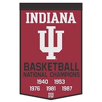 WinCraft Indiana Hoosiers 24" x 38" Wool Championship Banner