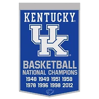 WinCraft Kentucky Wildcats 24" x 38" Wool Championship Banner