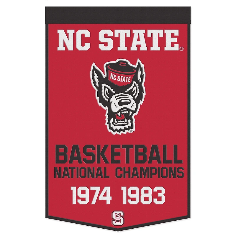 WinCraft NC State Wolfpack 24" x 38" Wool Championship Banner