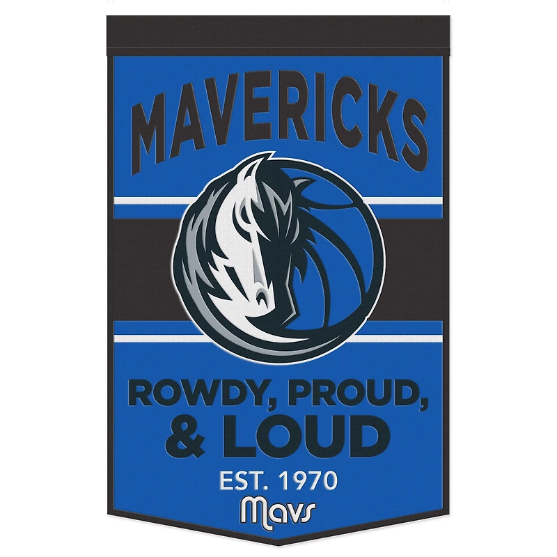 WinCraft Dallas Mavericks 24" x 38" Primary Logo Banner
