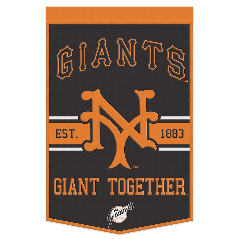 WinCraft San Francisco Giants 24" x 38" Wool Slogan Banner