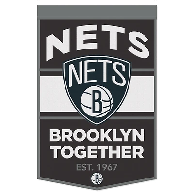 WinCraft Brooklyn Nets 24" x 38" Primary Logo Banner