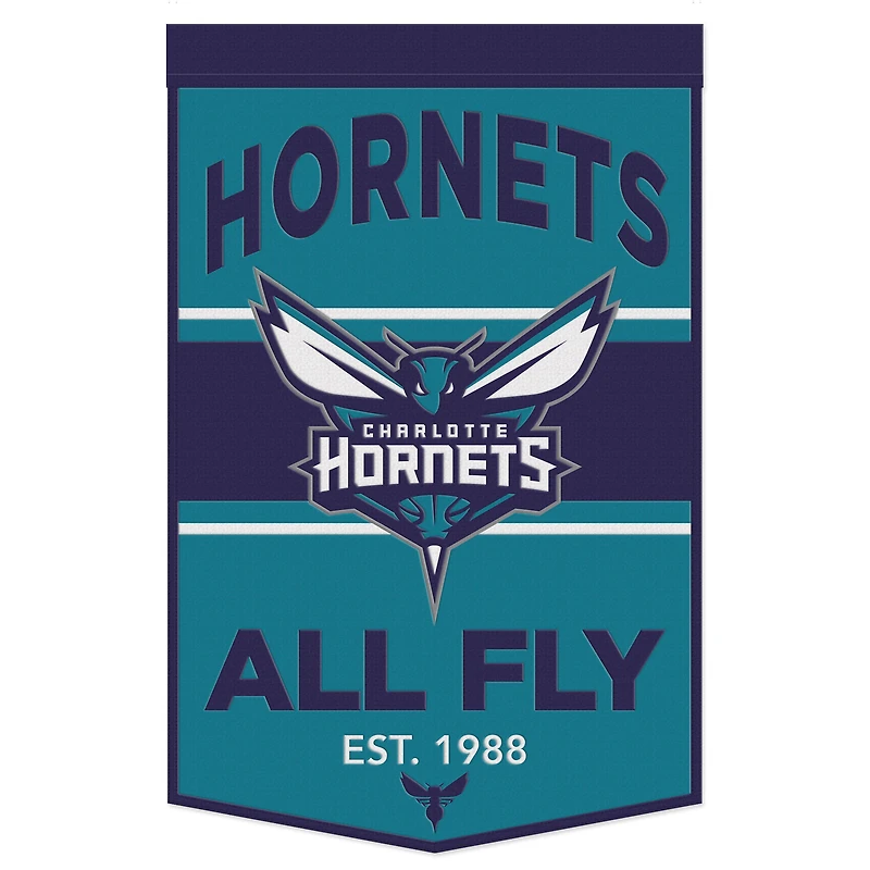 WinCraft Charlotte Hornets 24" x 38" Primary Logo Banner