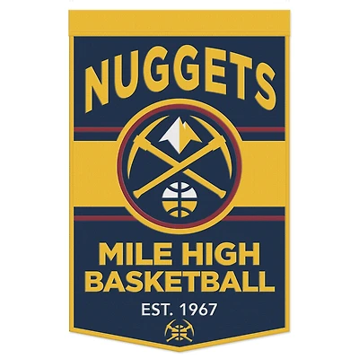 WinCraft Denver Nuggets 24" x 38" Primary Logo Banner