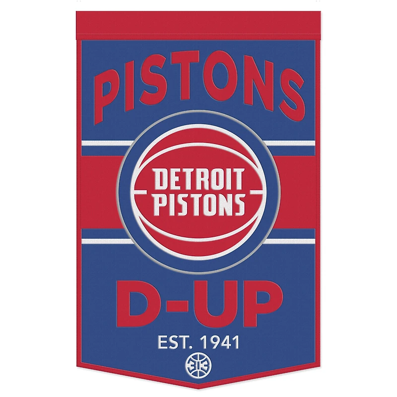 WinCraft Detroit Pistons 24" x 38" Primary Logo Banner