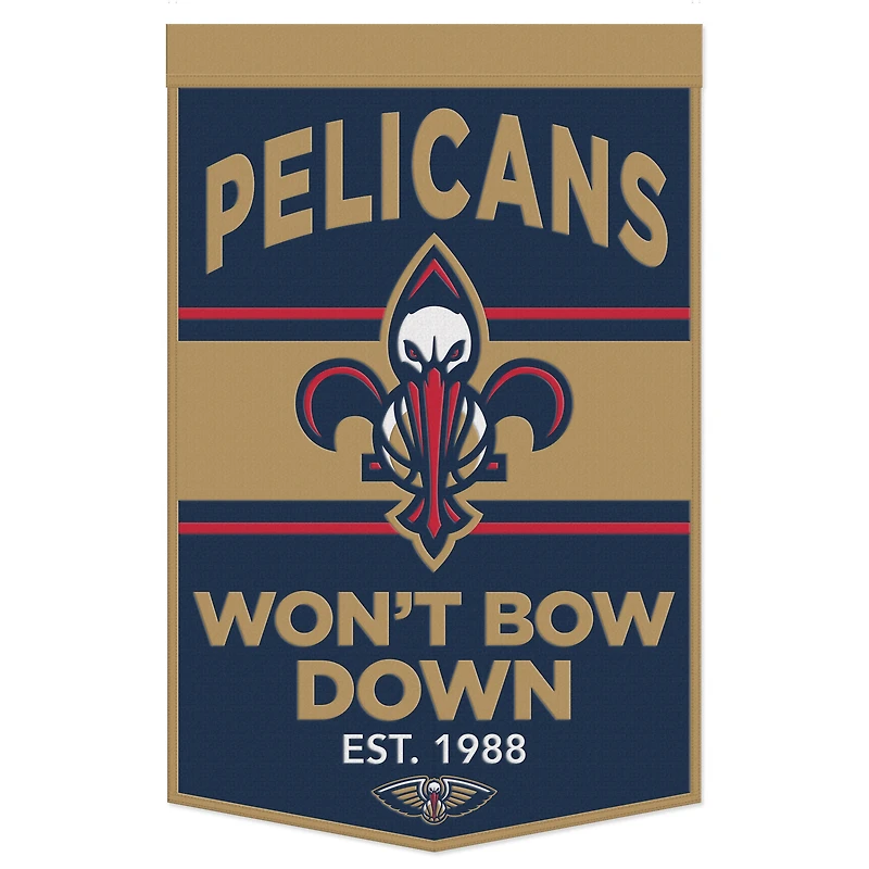 WinCraft New Orleans Pelicans 24" x 38" Primary Logo Banner