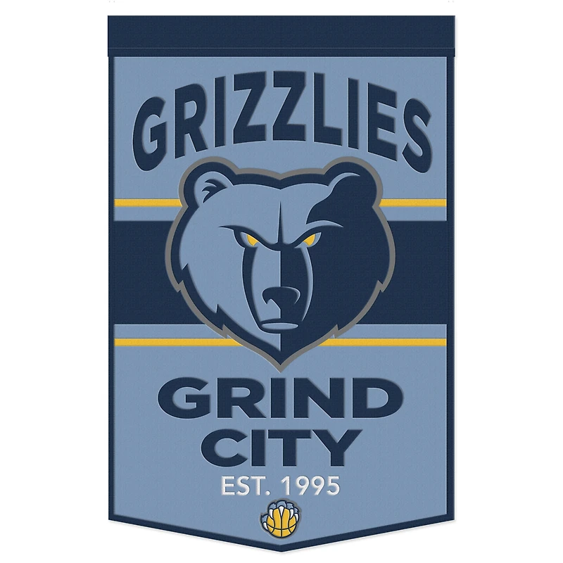 WinCraft Memphis Grizzlies 24" x 38" Primary Logo Banner
