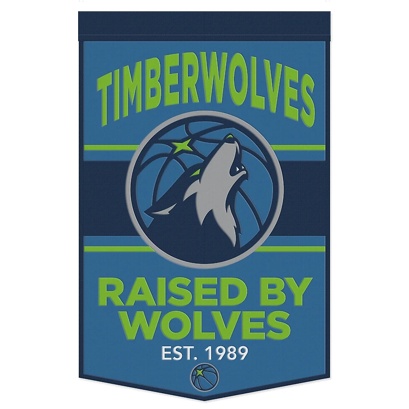 WinCraft Minnesota Timberwolves 24" x 38" Primary Logo Banner